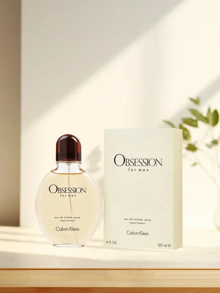 Calvin Klein Obsession men Eau De Toilette Spray 125ml Woody Oriental Scent Original Long-Lasting Fragrance