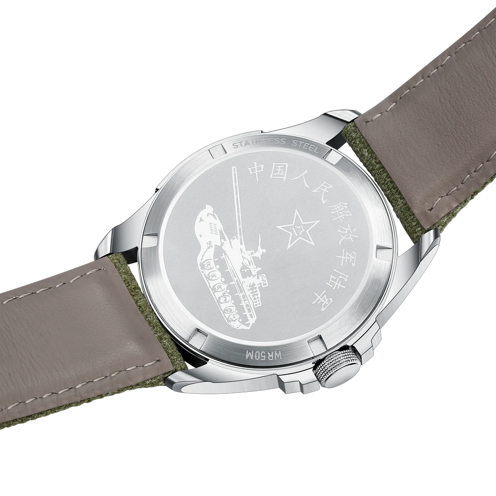 Seagull Luxury Bracelet Military Men Watch Automatic Mechanical Watches For Men Wear Resistant Leather Strap Luminous Clock D581