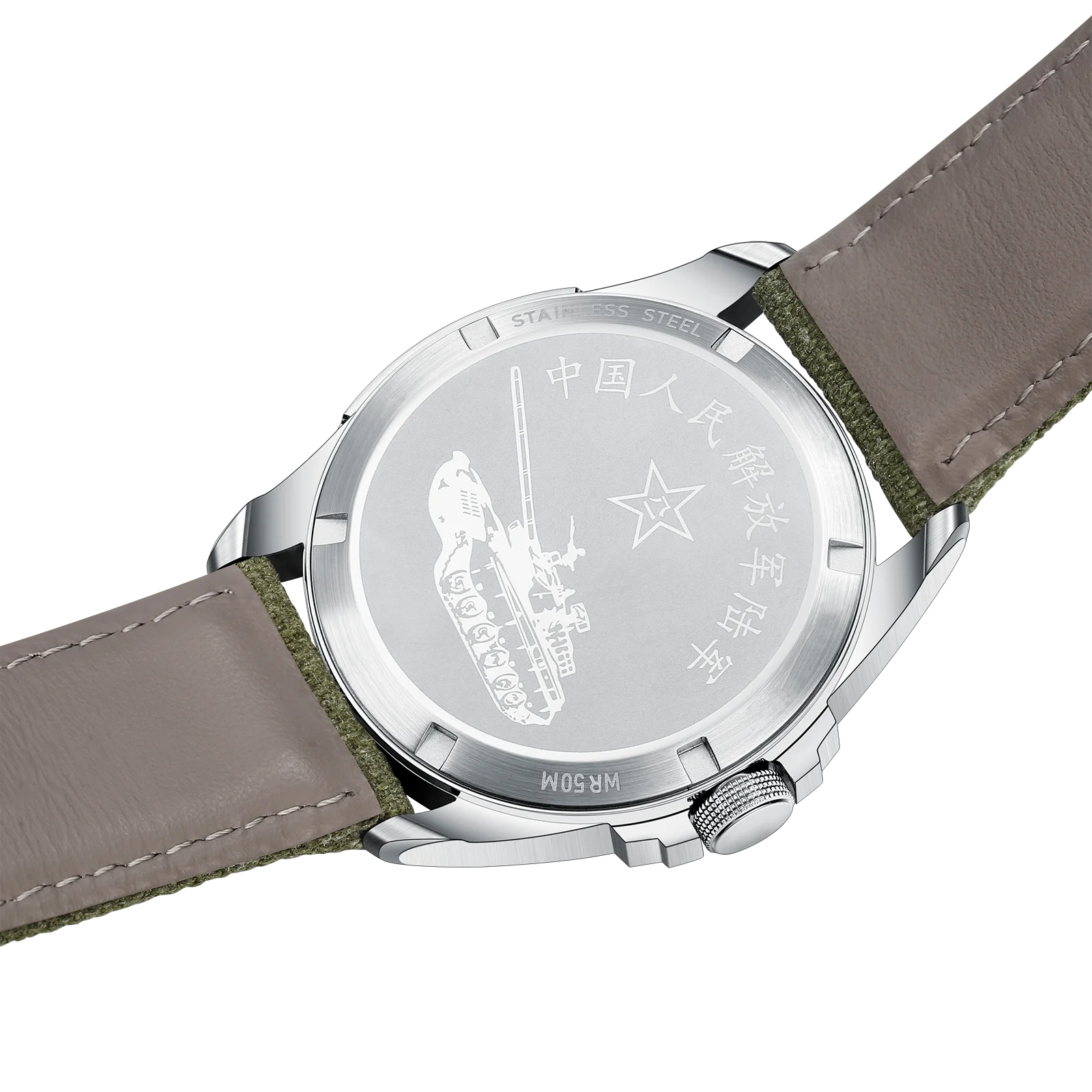 Seagull Luxury Bracelet Military Men Watch Automatic Mechanical Watches For Men Wear Resistant Leather Strap Luminous Clock D581