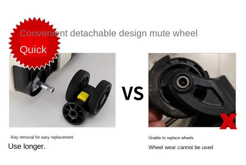 Suitcase Aluminum Frame 20 inch Carrier Trolley Case Removable Universal Wheels 22-30 inch Large Capacity Travel Suitcases