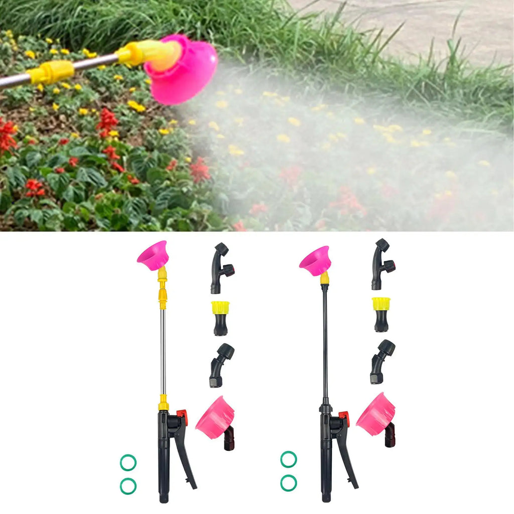Sprayer Rod Adjustable Telescopic High Pressure Nozzle and Handle for Outdoor Tree Watering Hanging Plants Shrubs Plants