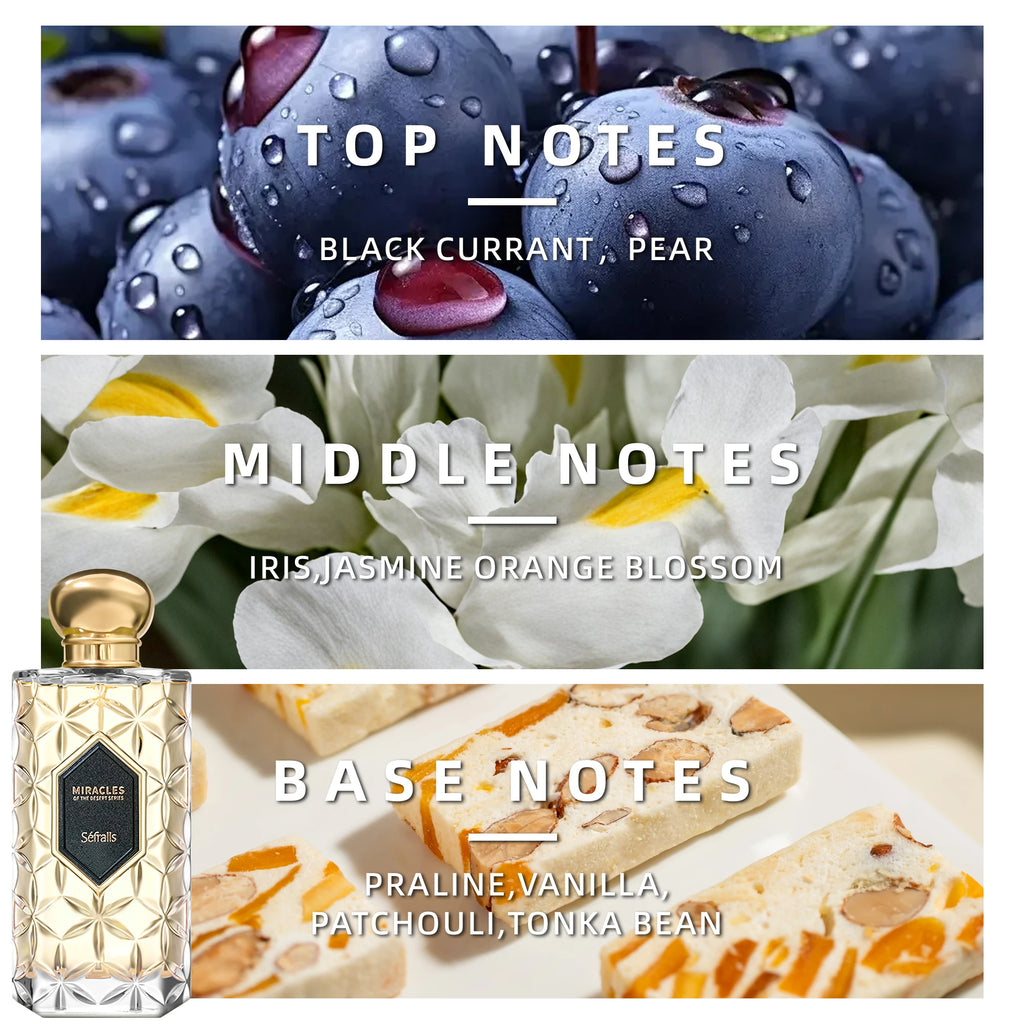 Séfralls High Quality Men Cologne 100ML*2 Oud Wood SandalwoodLong Lasting Strong Pheromone Men's hormones Romance Gentleman