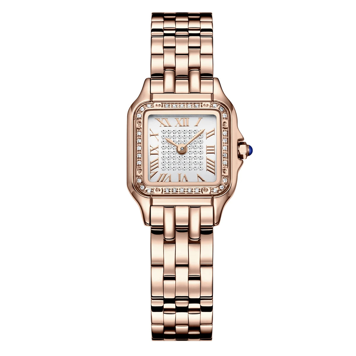 Watches for women, Classic Square Watches for Women with Roman Numerals Ladies Casual Dress Watch, Women's Premium Crystal Watch