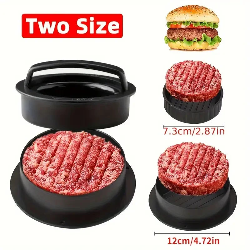Burger Press Mold & Patty Maker -3 in 1 stuffed hamburger patty maker Perfect for Beef,Veggie,Chicken Patties-Kitchen Press Tool