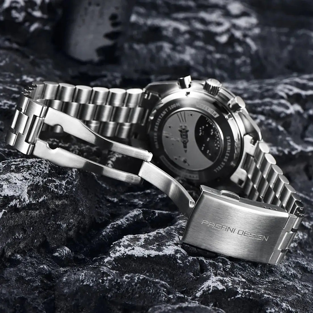 2025 New PAGANI DESIGN 1701 V5 Men's Watches Luxury Quartz Watch Men Sports Speed Chronograph AR Sapphire glass 100M Waterproof