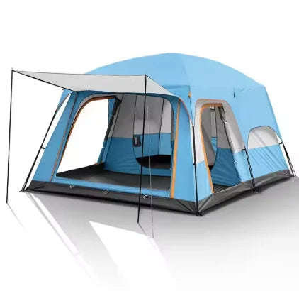 2025 Upgraded Version Two Bedroom One Living Room Windproof Waterproof Folding Tent Portable Family Camping Tent
