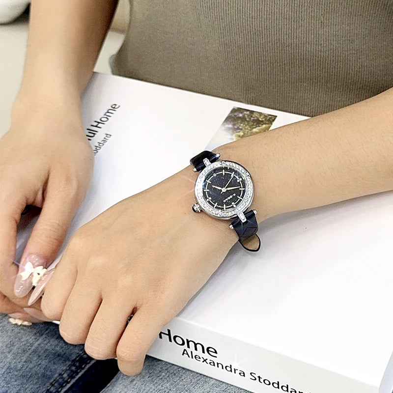 2025 Luxury Watches For Women Crystal Diamond Ladies Dress Wristwatches Casual Bracelet Waterproof Quartz Women Watch Clock