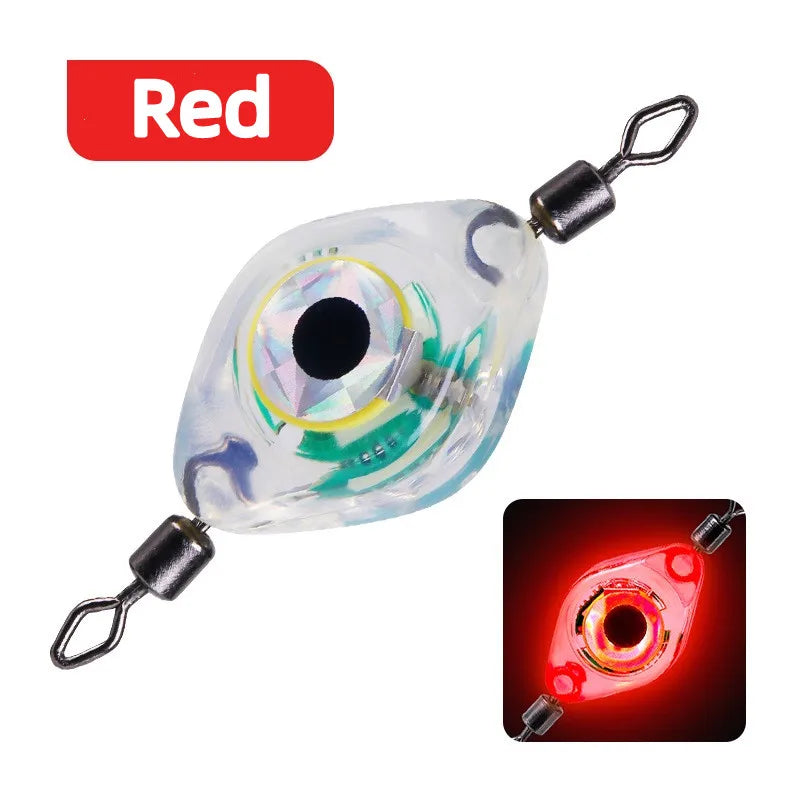 Fishing Equipment Double Swivel Fish Trap Lamp Luminous LED Light Fishing Lure Squid Jig lamp Night Fishing Bait Lamp Sea Tackle