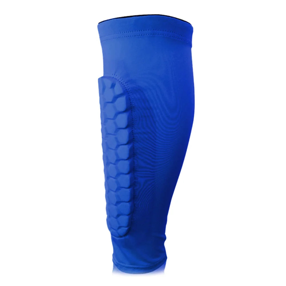 1-2pc Honeycomb Lower Leg Guards Anti-collision Outdoor Sport Leg Protective Gear Sweat-absorbing Quick-drying Workout Accessory