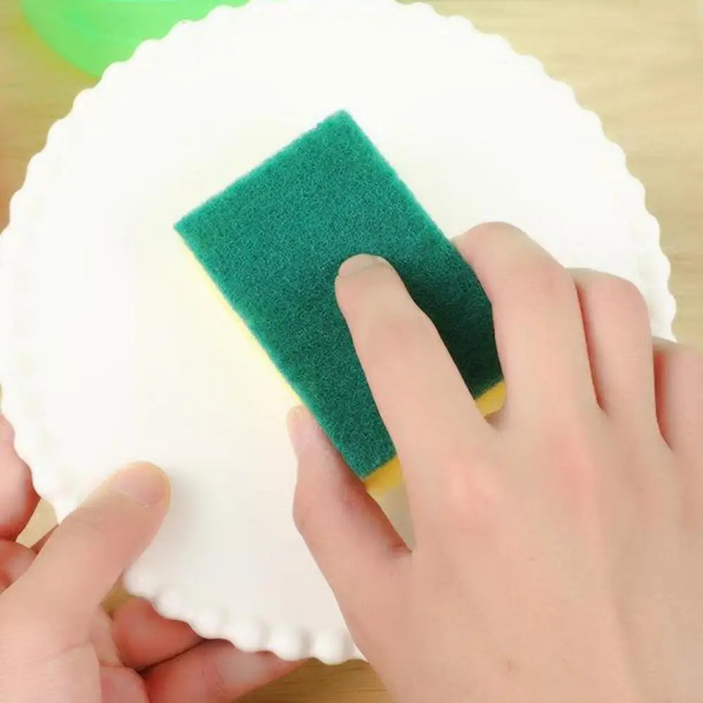 1000ml Soap Dispenser and Scrubber Holder Multi-functional Cafe Dishwashing Container Manual Sink Dish Washing Soap Dispenser