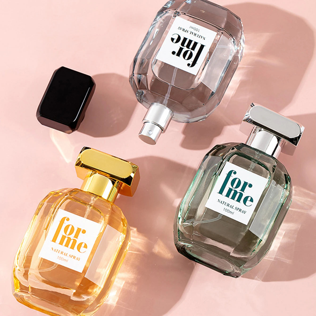 1pc Women's Long-Lasting Floral & Woody Perfume - Natural Plant Extract, Formaldehyde-Free, 3.4.0fl.oz Luxury Eau de Parfum