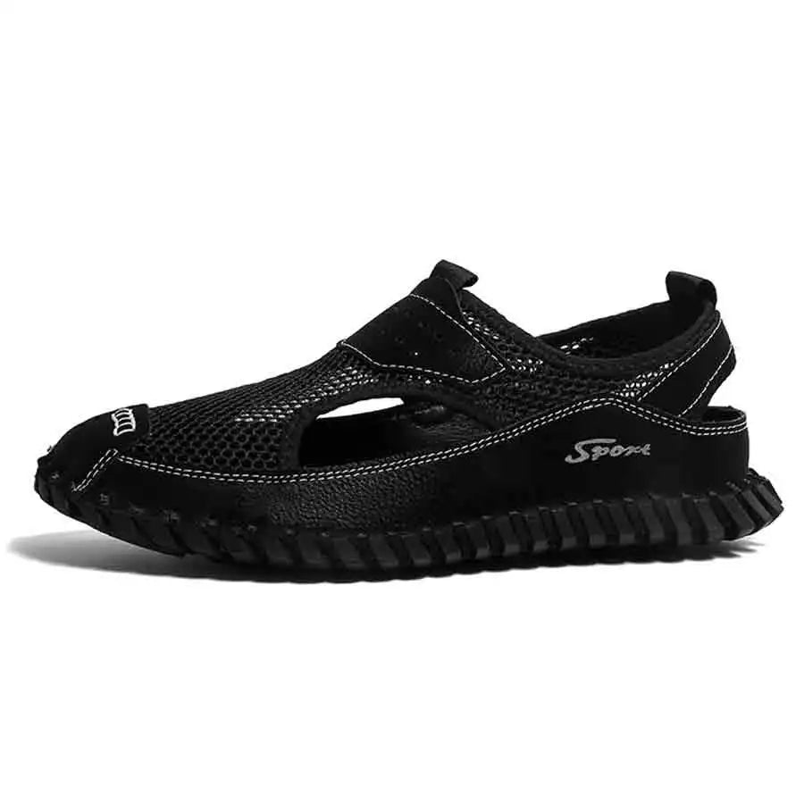 Casual Men Sandals Slip On Beach Shoes Soft Sole Quick Drying for Walking
