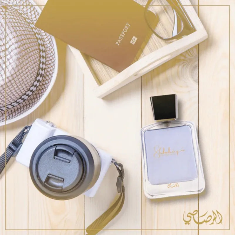 100ml Original Arab Perfumes RASASI Shuhrah Pour Homme Eau de Parfum Spray Lasting Woody Aromatic Perfume Cologne Makeup Present