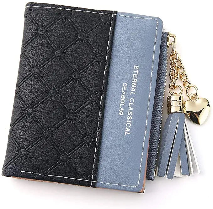 Tassel Leather Wallet Women Small Luxury Brand Famous Mini Women Wallets 2024 New Lovely Purse Female Small Wallet for Women Bag
