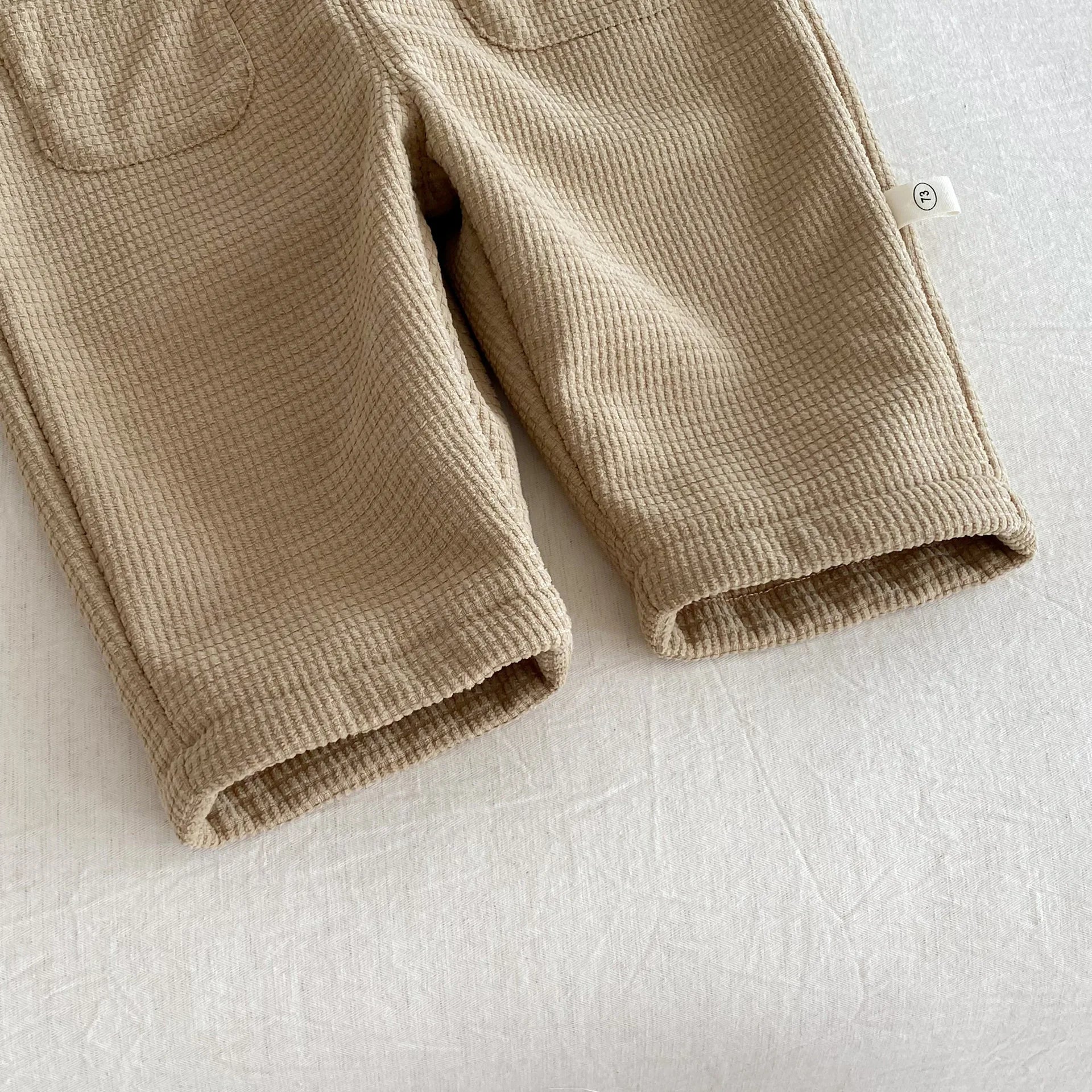 Children's Velvet Overalls 0-5 Years Old Winter Korean Children's Clothing Boys' Fashionable Casual Pants Girls' Pants