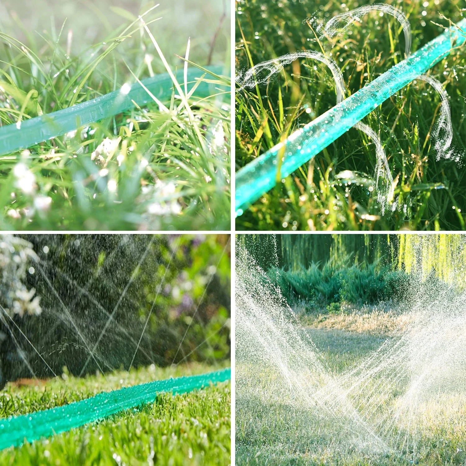 Sprinkler Soaker Hose Drip Hose Sprinkler Set Garden Lawn Watering Irrigation Spray Hose for Garden Lawn Irrigation System