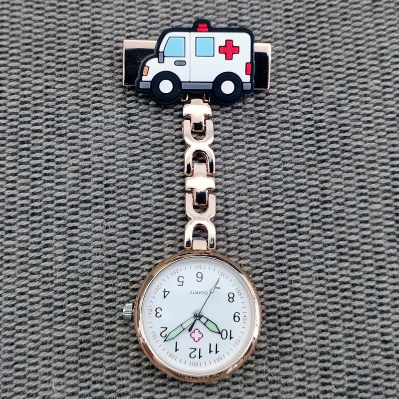 Personalized Your Name Logo Nurse Watch Hanging Medical Healthcare Gift Pocket Watch Men Women Quartz Doctor Midwife Fob Watch