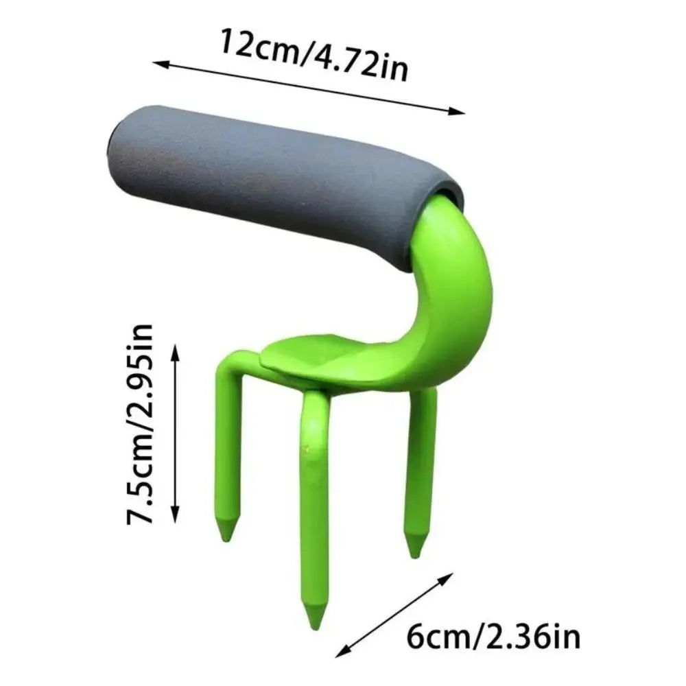 Carbon Steel Mini Gardening Claw Fork Agricultural Manual Tiller Hand Rake Digging Convenient Hand Rake Garden Tool Gardening