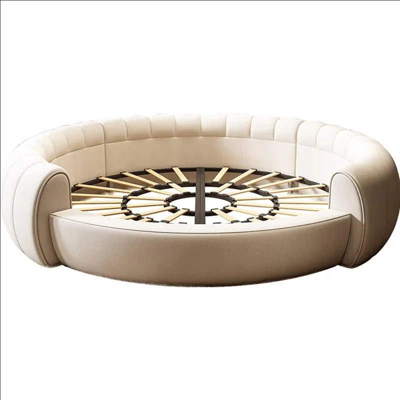 Simple Beauty Bed European Design Girls Double Queen Luxury Bed Castle Princess Sleeping Sex Platform Cama Trendy Furniture