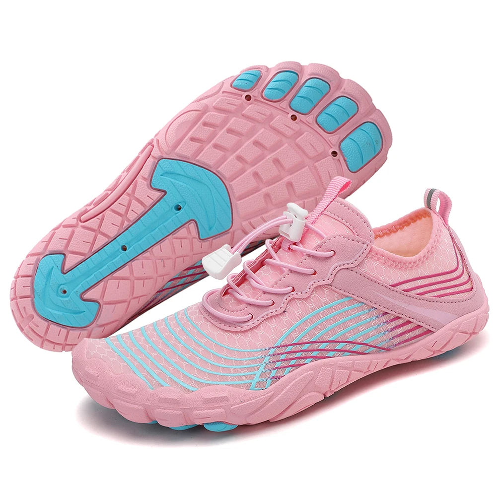Water Shoes Lightweight Aqua Shoes Non-slip Barefoot Beach Shoes Breathable Soft Diving Sneakers Quick Drying for Water Sports
