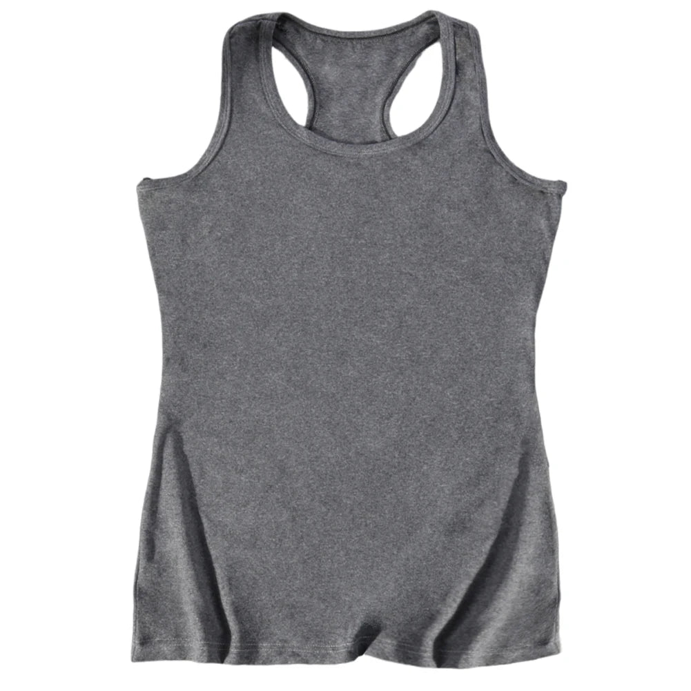 Women Tank Top Sleeveles Racerback Tank Top Summer Basic Cami Top Shirt Fitted Tank Top
