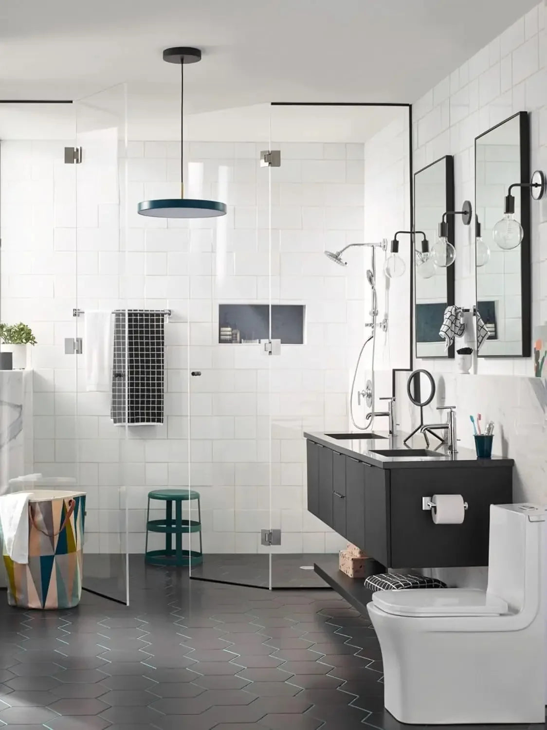 Triva Chrome 9" Bathroom Hand -Towel Bar, BP1886CH