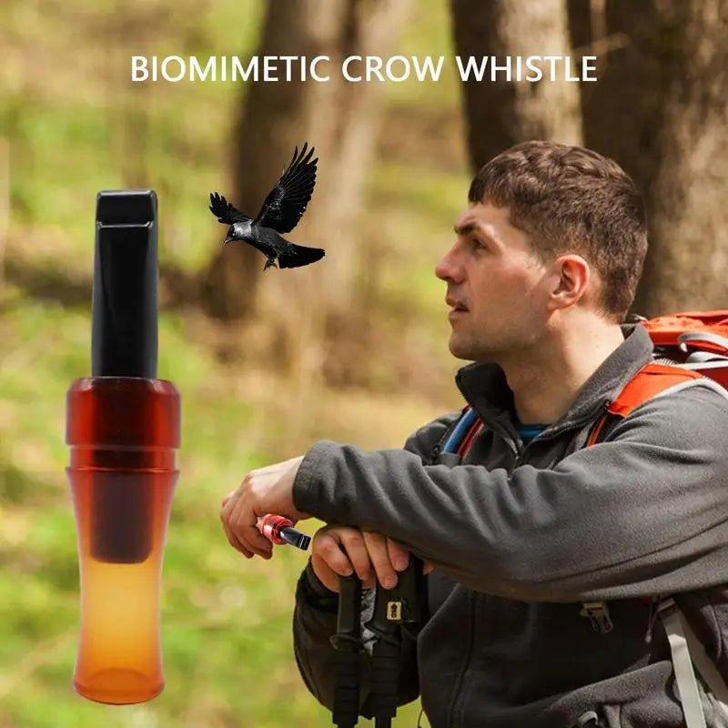 Hunting Whistle Crow Call Decoy Crow Animal Simulate Sound Attract Wild G oose Turkey Shooting Supplies Outdoor Hunting Tools