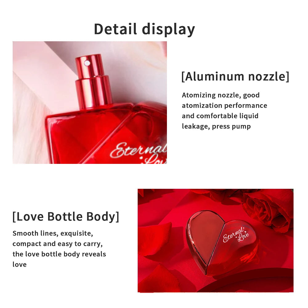 Original product,WARMKISS Sweetheart Perfume - Long-lasting Light Fragrance, Floral-Fruity Scent,Valentine's Day gift