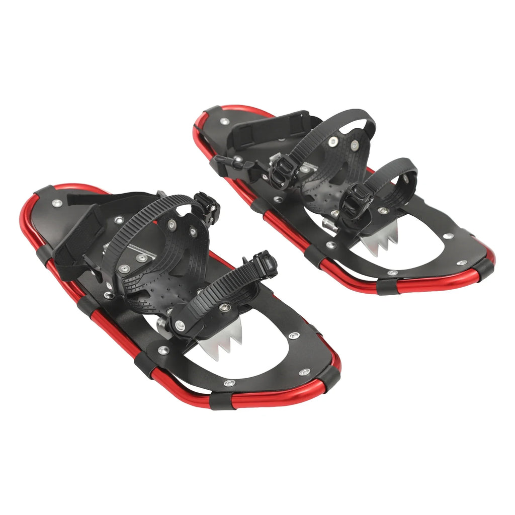 21 Inch Snowshoes, Snowshoes& Adjuatable Trekking Poles, Snowshoes for Men Women Youth