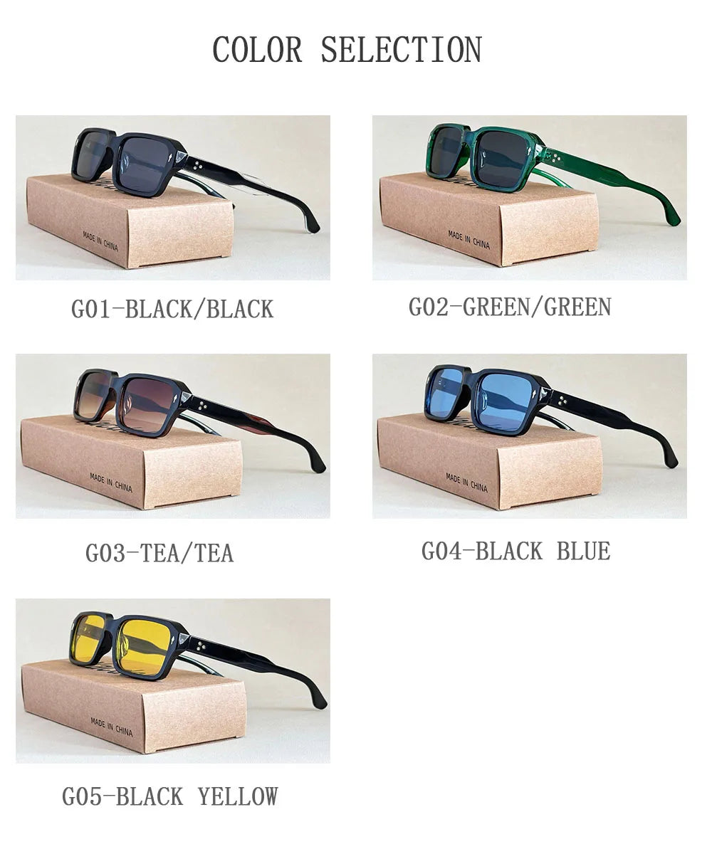 2025 Sunglasses Women Vintage Square Sunglass Men Square Fashion Glasses Lunette Soleil Femme Gafas De Sol Hombre Dropshipping