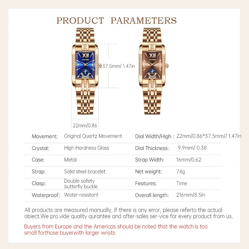 New Fashion Stainless Steel Date Women Watches Casual 30M Waterproof Girl Ladies Wristwatch Female Clock Relogio Feminino