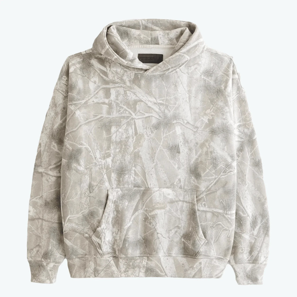 Camo Hoodie for Women Oversized Hoodie Maple Leaf Print Oversized Hooded Sweatshirt