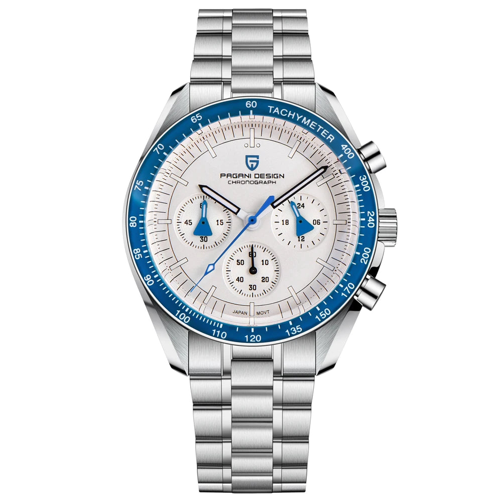 2025 New PAGANI DESIGN 1701 V5 Men's Watches Luxury Quartz Watch Men Sports Speed Chronograph AR Sapphire glass 100M Waterproof