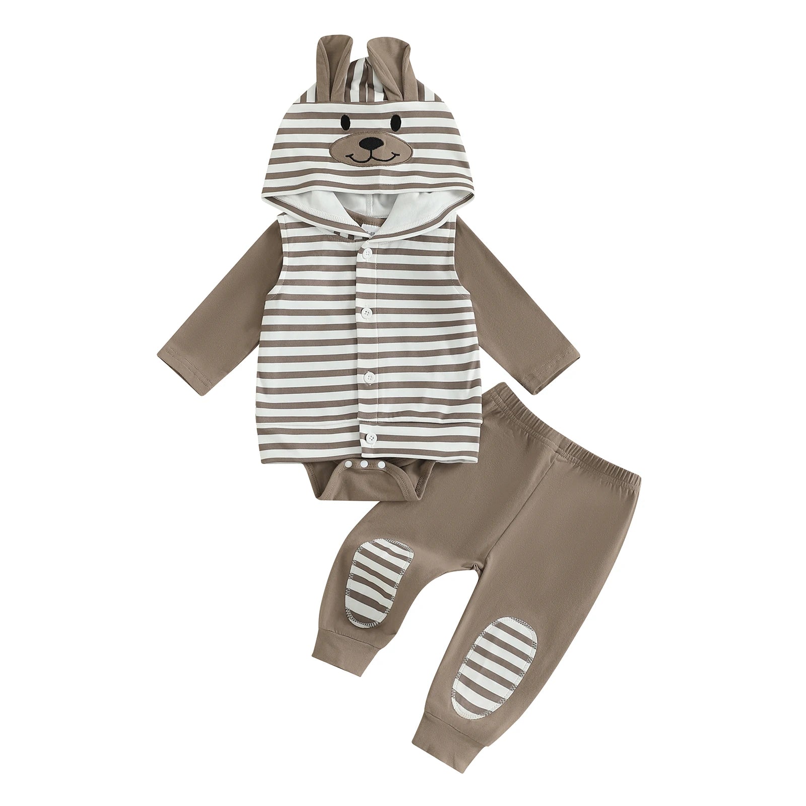 Toddler Boys 3-Piece Outfit Set Short Sleeve T-Shirt with Denim Jeans and Camouflage Jacket Spring Ensemble