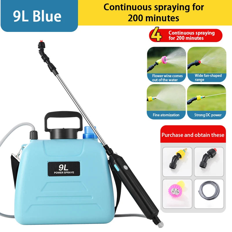 Electric Sprayer Portable Agricultural Sprayer for Home High-Pressure Pesticide Sprayer Garden Watering Flower Mist Machine