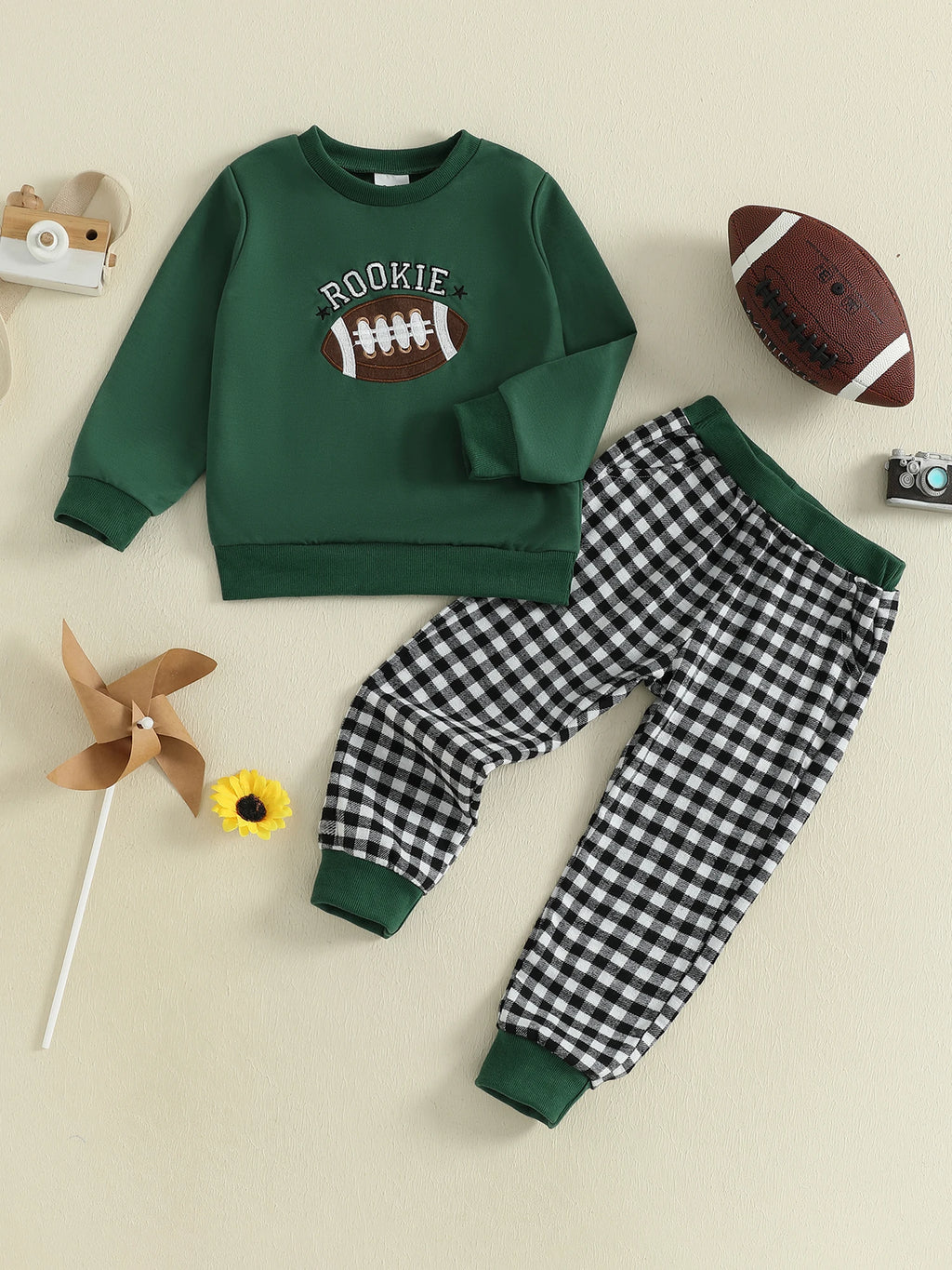 Toddler Boy Autumn Outfit Striped Print Hoodie and Denim Jeans Set for Baby Boys Long Sleeve Clothes 2 Piece Set