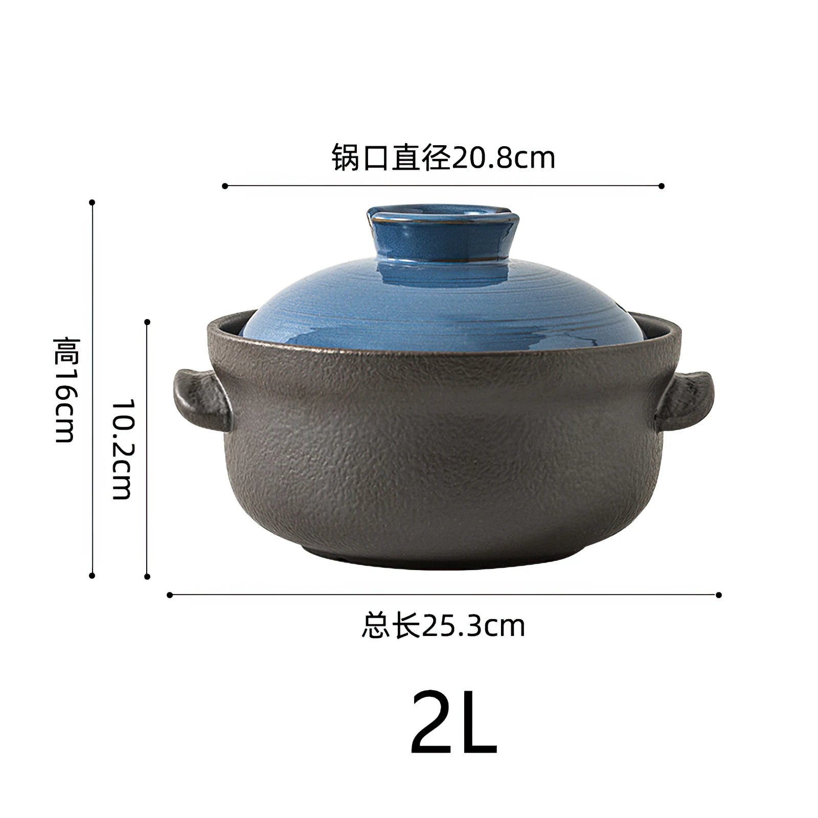 Ceramic Pot Cooking Japanese Style Clay Casserole  Kitchen Cookware Stew Pot Big Soup Pan Cooking Saucepan Korean Cookware