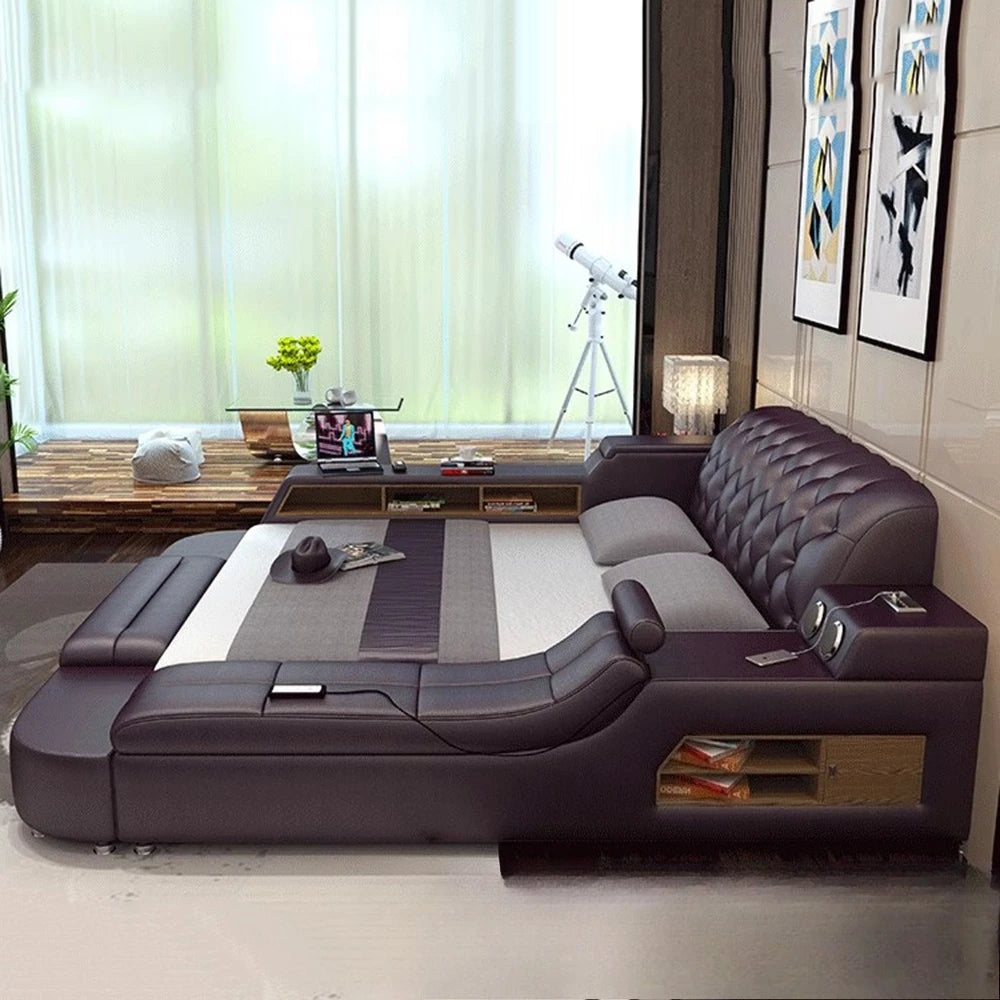 Unique Aesthetic Bed Laptop Dressing Frame Lounge Double Bed Dressers Sleeping Queen Muebles Para El Hogar Home Furniture