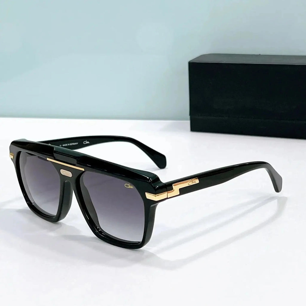 Authentic ORIGINALCAZAL MOD8040 UV400 Polarized Men Women Sun Glasses Fashion Retro Tortoise Acetate Frame Male Couple Eyewear