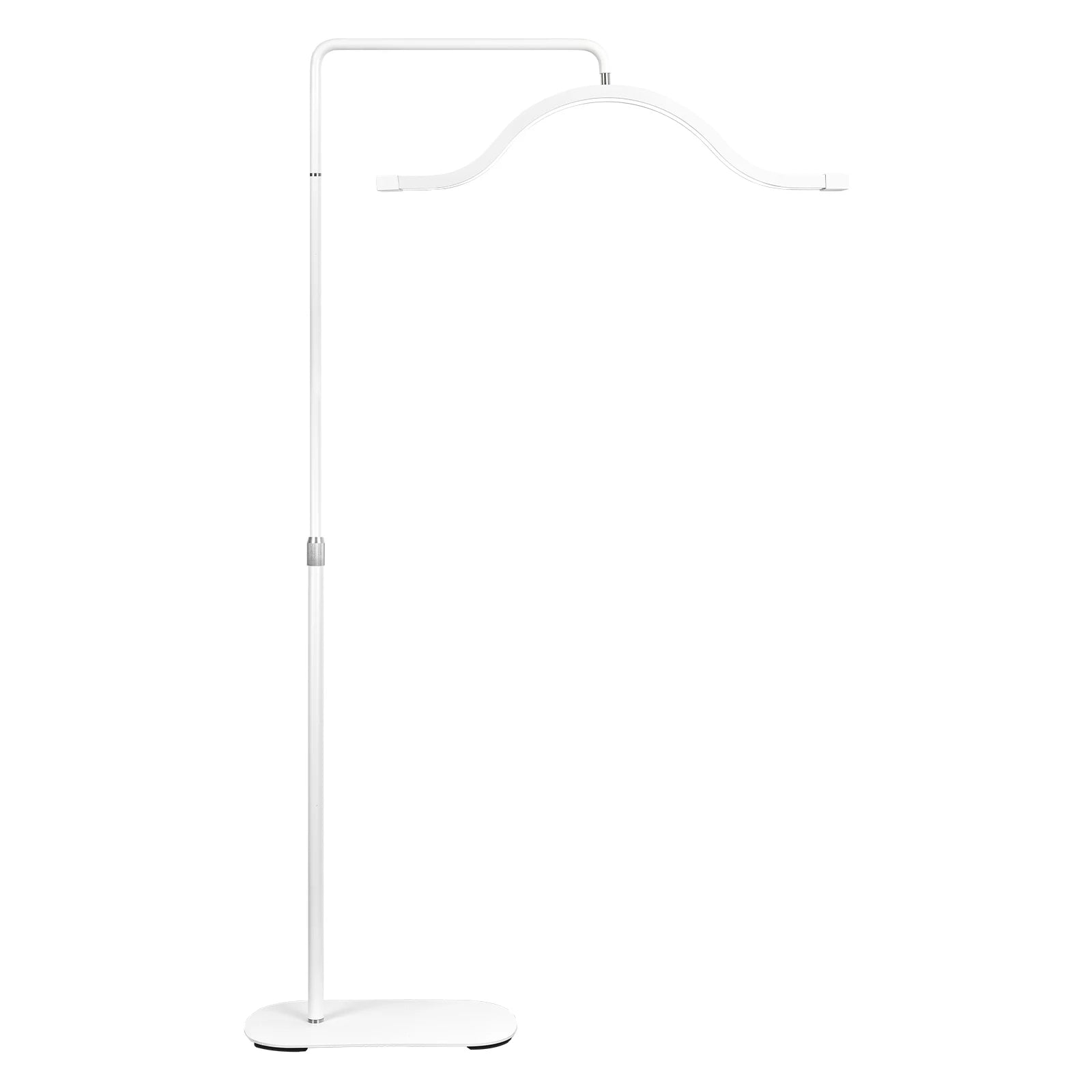 Fosoto 45W Half-Moon LED Floor Lamp – Shadow-Free Ring Light for Lashes, Facials, Tattoo, and Video Streaming