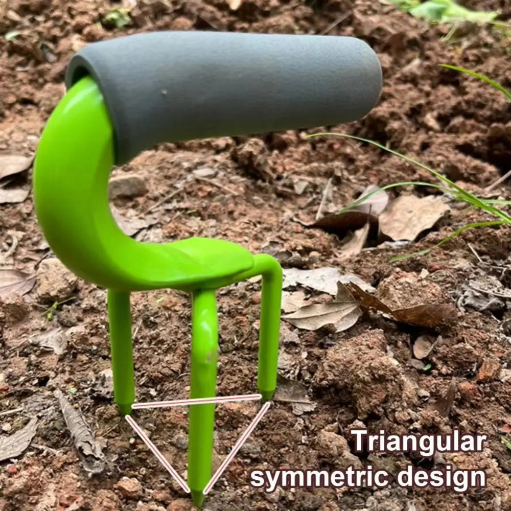 Carbon Steel Mini Gardening Claw Fork Agricultural Manual Tiller Hand Rake Digging Convenient Hand Rake Garden Tool Gardening