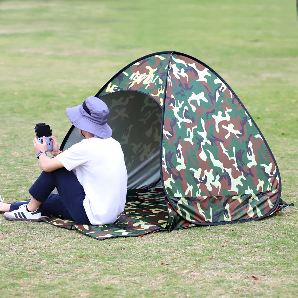 Lightweight Beach Waterproof Family Tent  Outdoor Camping Picnic Kids Tents Ventilate Pop Up Open Portable For Baby Sun Shade