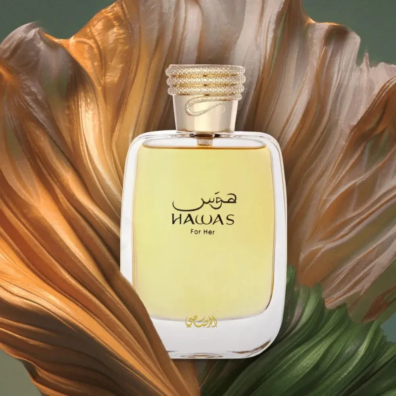 Rasasi Hawas For Her Eau de Parfum Spray 100ml Original Arab Perfumes Lasting Floral Fragrance Pheromones Perfume Cologne Makeup