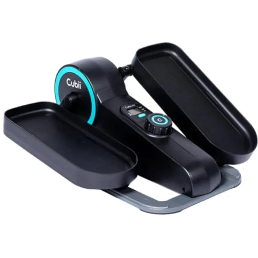 Under Desk Elliptical Bike Pedal Exerciser Portable Seated Elliptical Machine W/Adjustable Workout Levels - Adult to Seniors