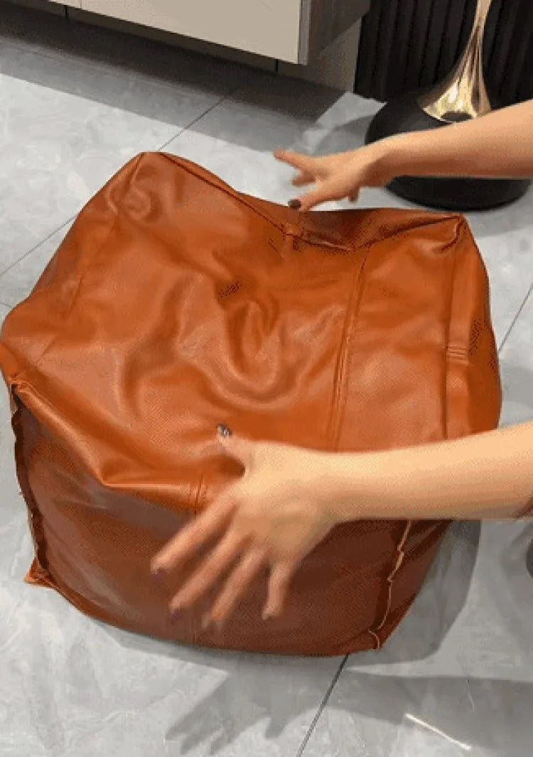 Living Room Sofa Collection Short Stool Idle Clothes DIY Lazy Sofa Household Sitting Pier Bay Window Stool Clothes Storage Bag