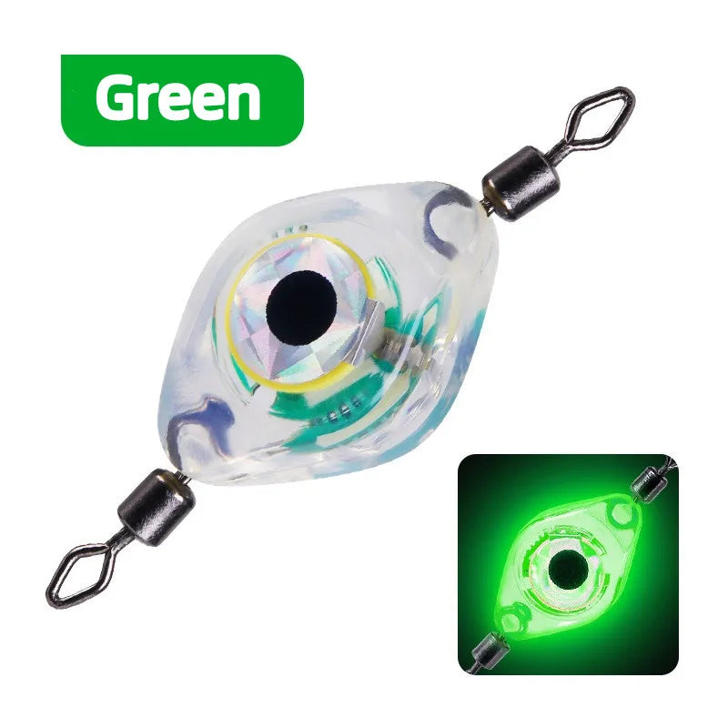 Fishing Equipment Double Swivel Fish Trap Lamp Luminous LED Light Fishing Lure Squid Jig lamp Night Fishing Bait Lamp Sea Tackle