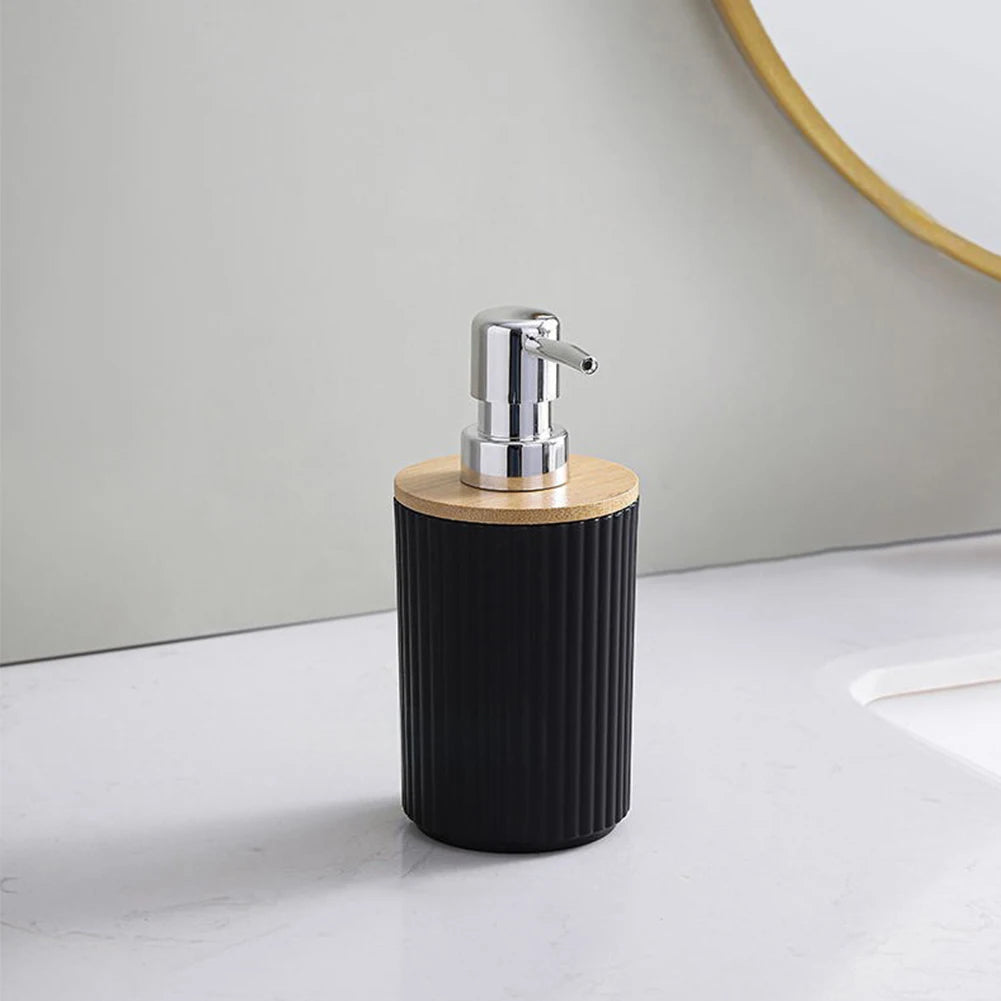 6 Piece Bathroom Accessories Set Modern Bathroom Essentials Set with Soap Dispenser Soap Dish & Toilet Brush