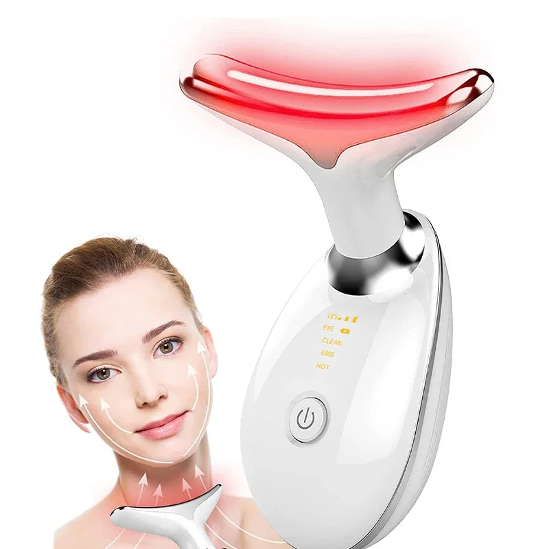 7 Modes Neck Face Lift Neck Beauty DeviceSlim Massager Face Lifting Tightening Facial Wrinkle Remover Face Care Beauty Machine