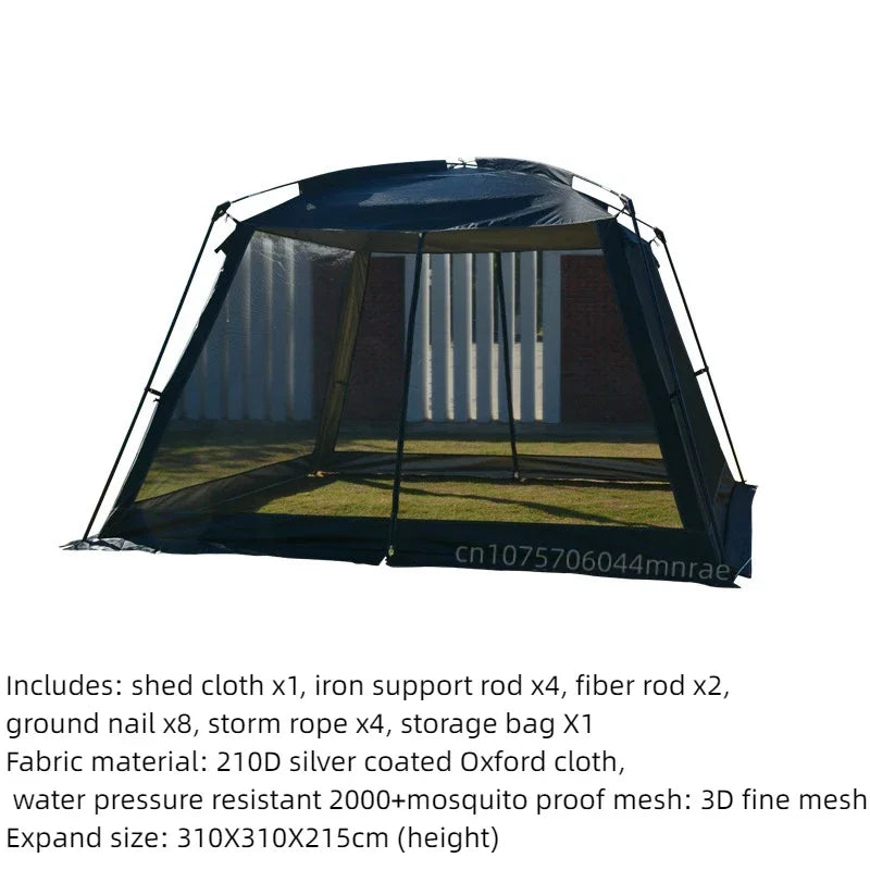 Outdoor Camping Tent, Sun Protection, Mosquito Prevention, Cooling Shed, Picnic, Barbecue, Beach, Portable Courtyard Tent