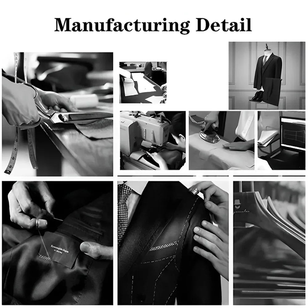 Men formal suit 2-piece set blue striped peak lapel double breasted jacket pants for wedding meeting dinner party custom tuxedo